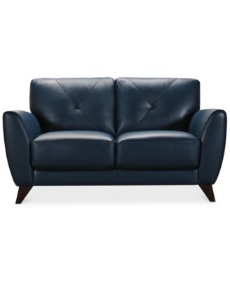 Myia 62" Leather Loveseat