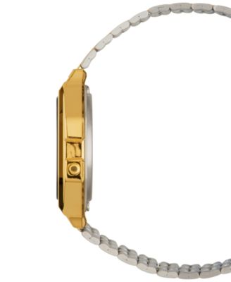 Men's Digital Vintage Gold-Tone Stainless Steel Bracelet Watch 39x39mm A159WGEA-1MV