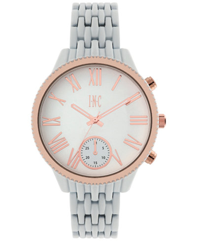 INC International Concepts Women's April White Bracelet Watch 40mm, Only at Macy's