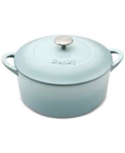 The Cellar Enameled Cast Iron 8-Qt. Round Dutch Oven, Created for Macy's -  Navy - Yahoo Shopping