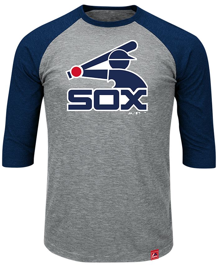 Majestic Men's Chicago White Sox Coop Grueling Raglan T-shirt - Macy's