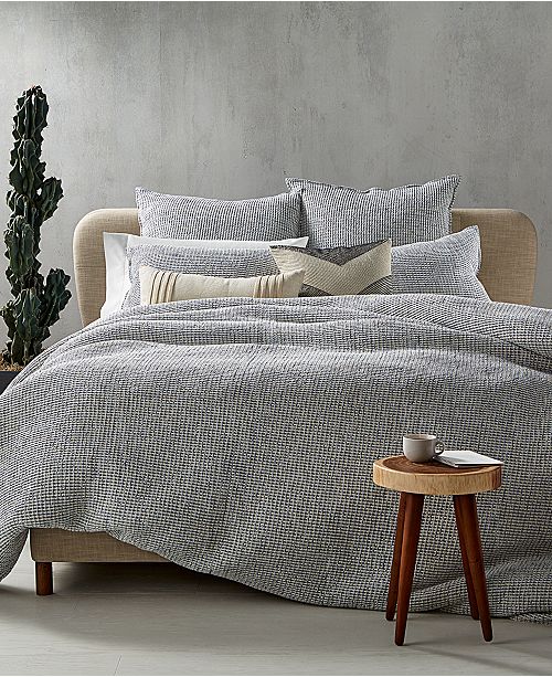 Hotel Collection Closeout Waffle Weave Chambray Bedding