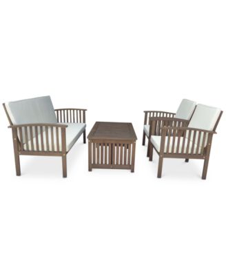 Noble House - Gadson 4-Pc. Chat Set, Quick Ship