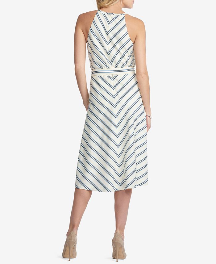 ECI Striped A-Line Dress - Macy's