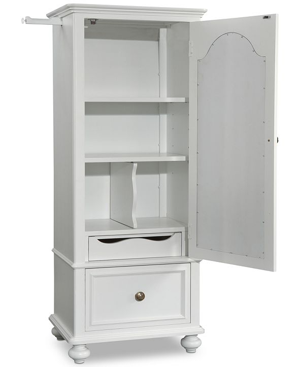 Furniture Roseville Kids Bedroom Furniture, Wardrobe with Mirrored Door