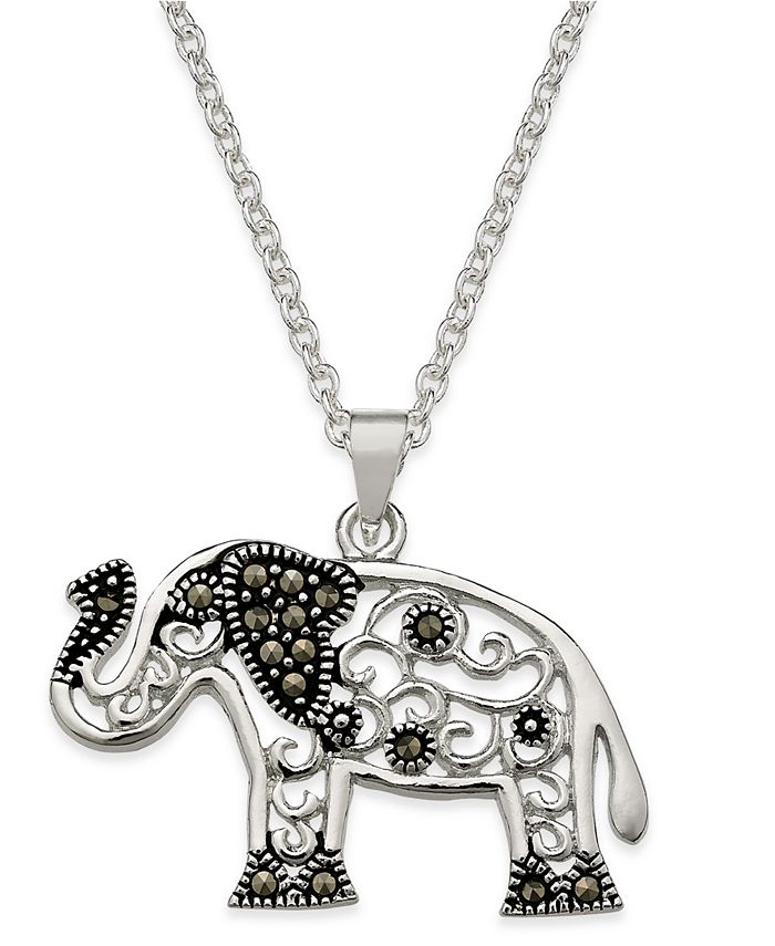 Elephant on sale necklace macys