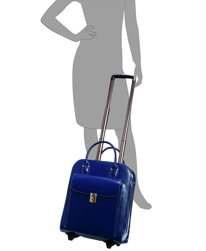 McKlein Uptown Leather Wheeled Laptop Briefcase Macy's