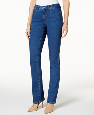 Petite Lexington Straight-Leg Jeans, Created for Macy's