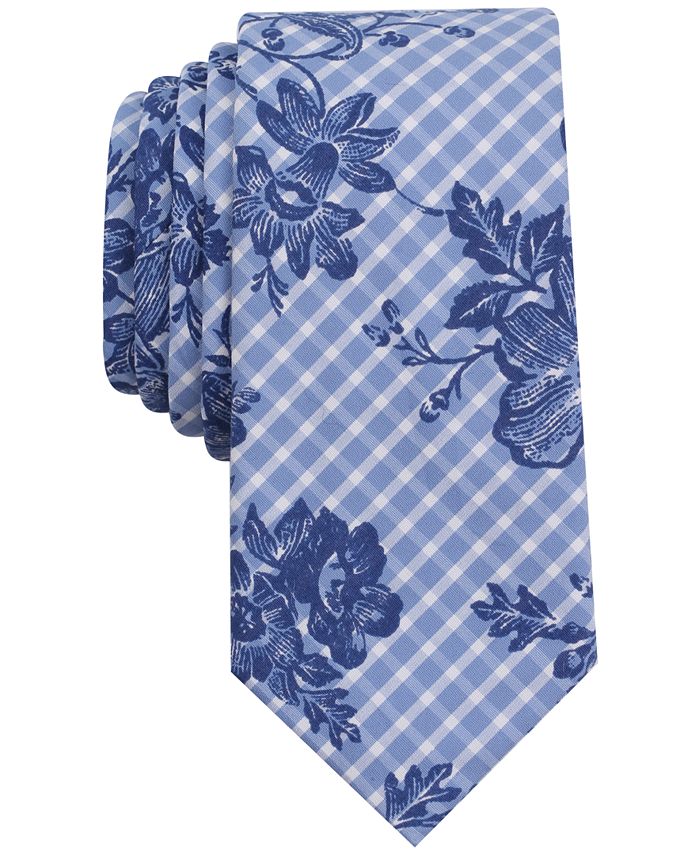Bar III Men's Oggy Floral Slim Tie, Created for Macy's Macy's