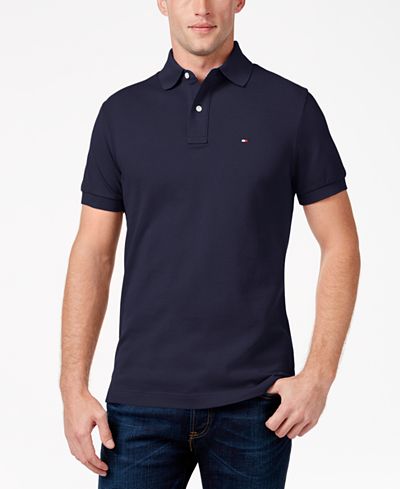 Tommy Hilfiger Men&#39;s Classic-Fit Ivy Polo, Created for Macy&#39;s - Polos - Men - Macy&#39;s