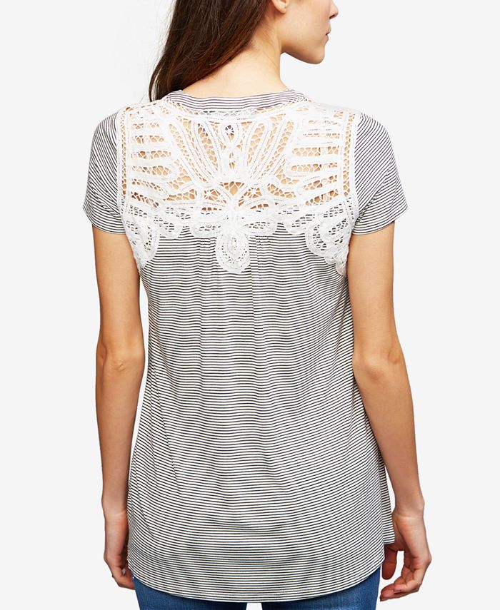 Daniel Rainn Maternity LaceTrim Henley Shirt Macy's