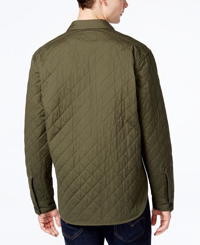 Levi's Men's Quilted Shirt Jacket & Reviews - Coats & Jackets - Men - Macy's