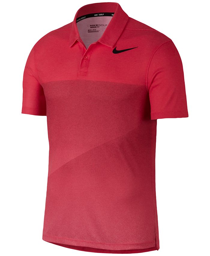 Nike Men's Block Fade Performance Golf Polo - Macy's