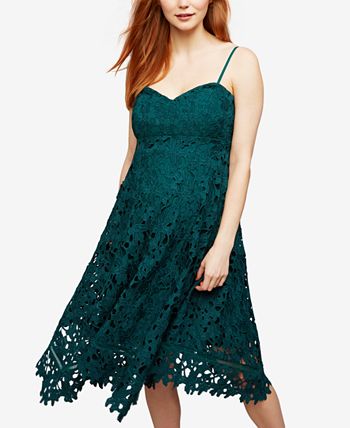 A Pea in the Pod Maternity Lace A-Line Dress - Macy's