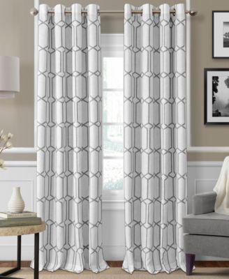 Elrene Home Fashions Kaiden Geometric Room Darkening Window Curtain