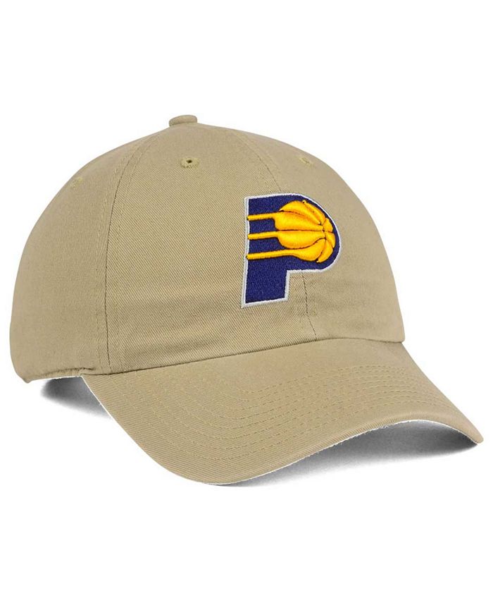 '47 Brand Indiana Pacers Khaki CLEAN UP Cap - Macy's