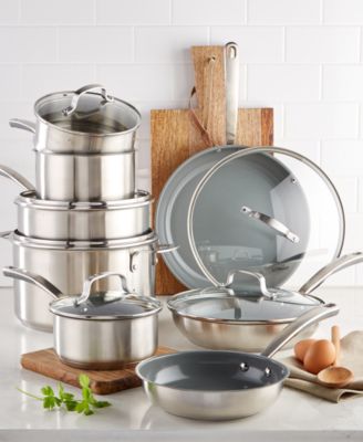 Martha Stewart Collection - 14-Pc. Cookware Set, Created for Macy's