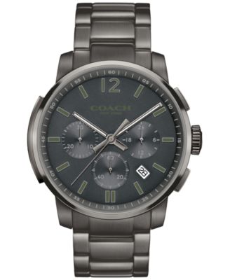 COACH - Men's Chronograph Bleecker Gray Bracelet Watch 42mm 14602116