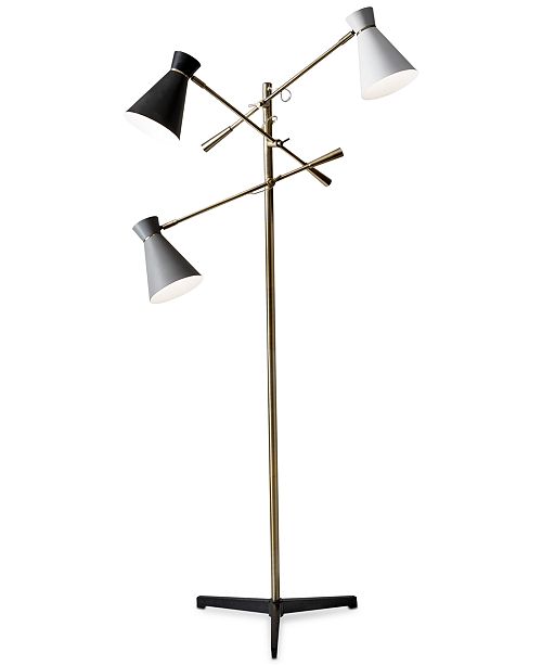 Adesso Lyle 3 Arm Floor Lamp Reviews All Lighting Home Decor