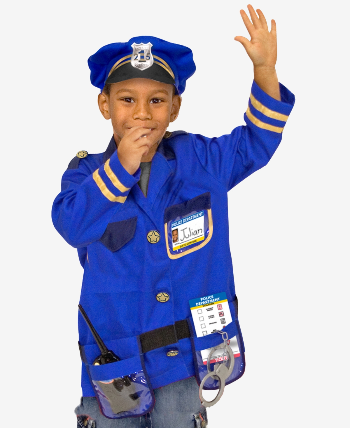 Melissa & Doug Kids'  Police Officer Role Play Costume Set In Multi