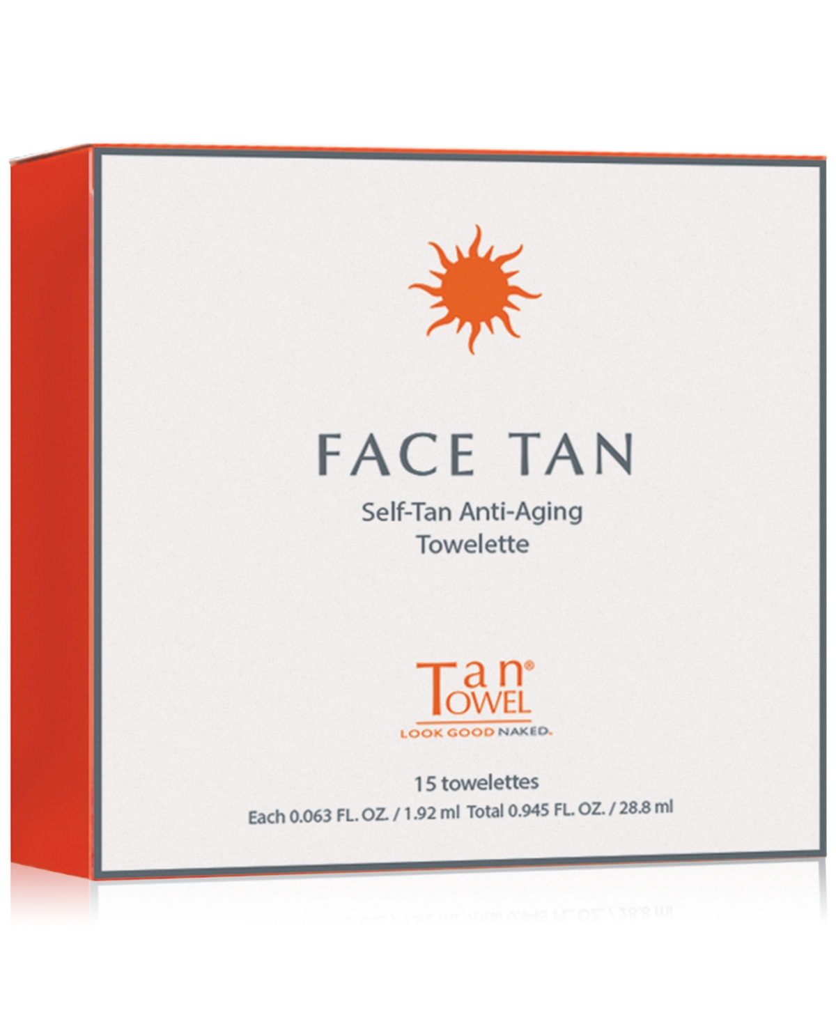 Tantowel Face Tan Self-tan Anti-aging Towelette, 15-pk. In No Color