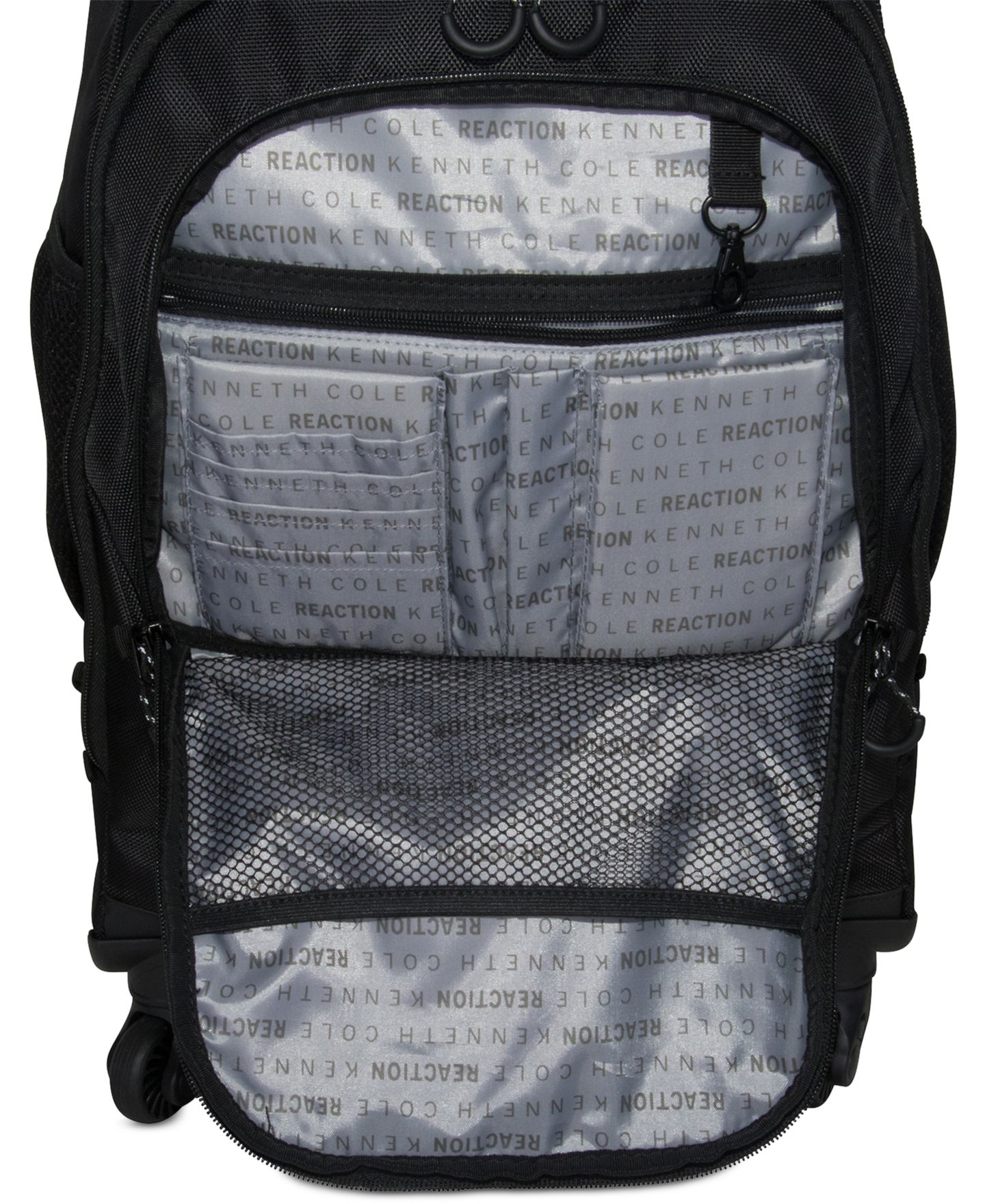 Рюкзак Kenneth Cole Reaction Dual Compartment 4-Wheel 17" Laptop, цвет: Чёрный — фото 13