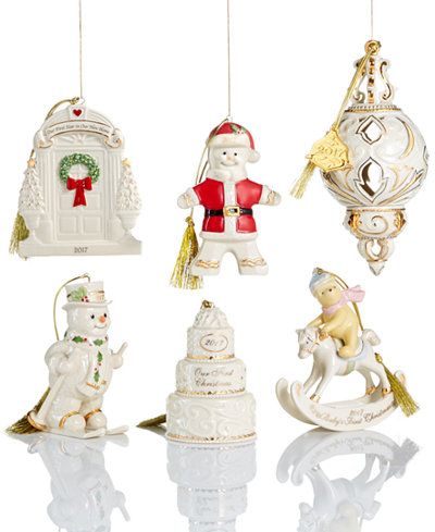 Lenox Christmas  Annual 2019 Ornament Collection Holiday   Lenox Christmas  Annual 2019 Ornament Collection Holiday