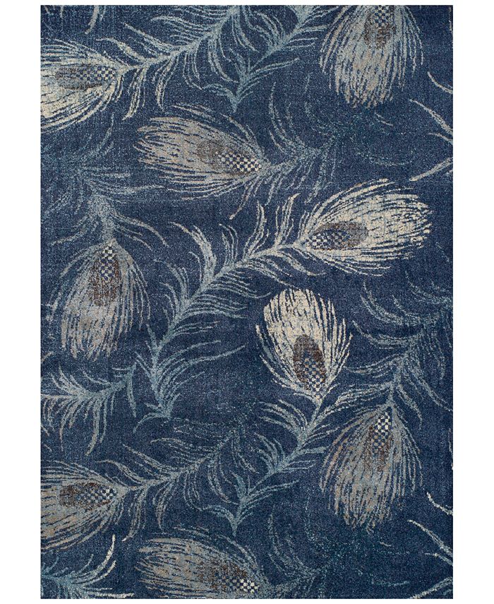 D Style Macy's Fine Rug Gallery Vida VA206 5'3" x 7'7" Area Rug Macy's
