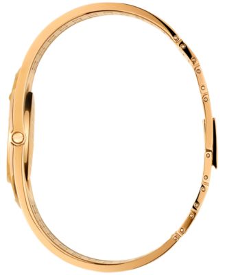 Gucci Women's Swiss Twirl Yellow Gold Plated Stainless Steel And ...