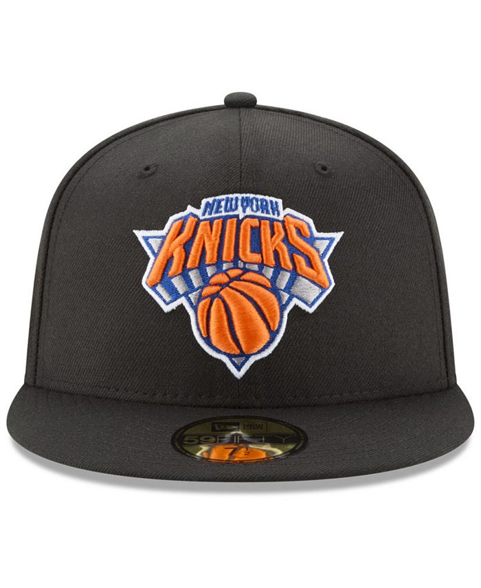 New Era New York Knicks Metallic Diamond Patch 59FIFTY Fitted Cap - Macy's