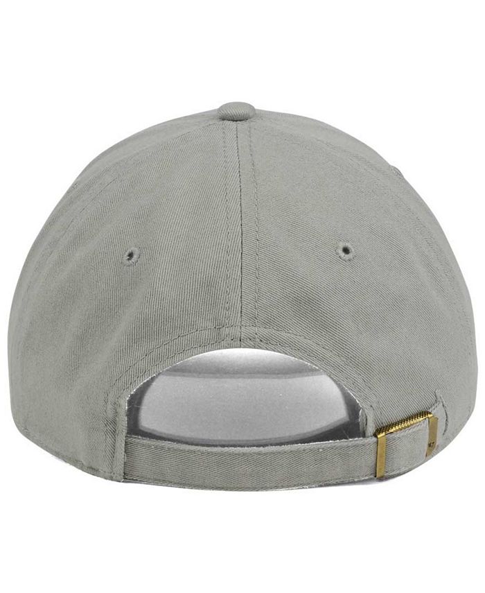 '47 Brand Miami Marlins Gray White CLEAN UP Cap - Macy's