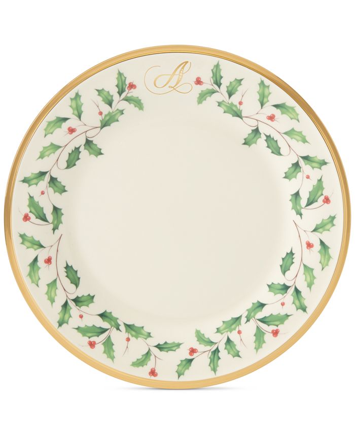 Lenox Holiday Personalized Salad Plate Macy's