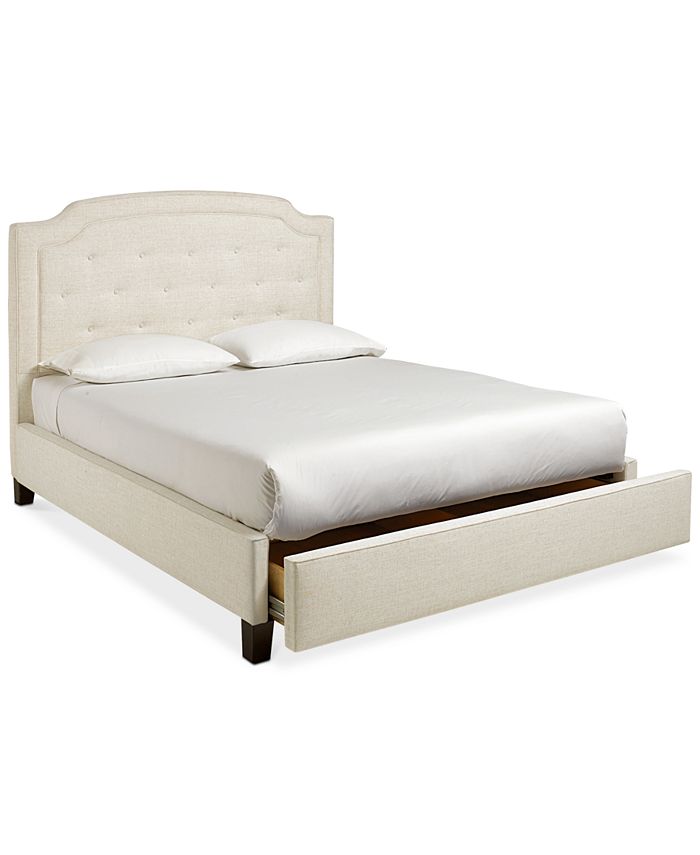 Furniture - Malinda Upholstered Storage California King Bed