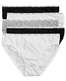 5-Pk. Cotton-Blend Bikini Underwear QP1094M