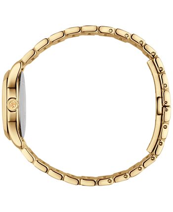 Gucci - Women's Swiss G-Timeless Gold-Tone PVD Stainless Steel Bracelet Watch 27mm YA126553