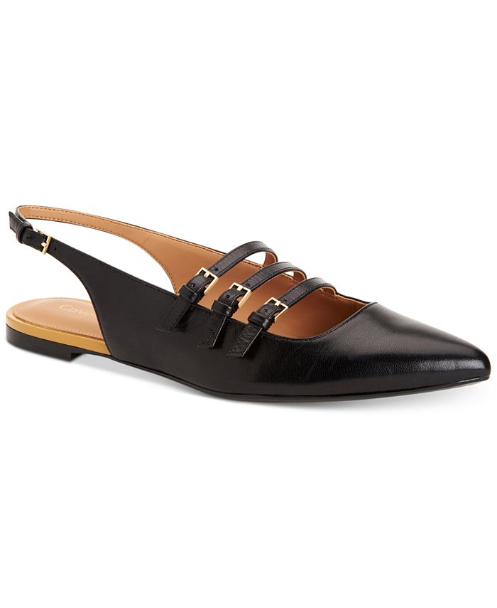 Calvin Klein Women's Genevieve Slingback Flats & Reviews - Flats & Loafers  - Shoes - Macy's
