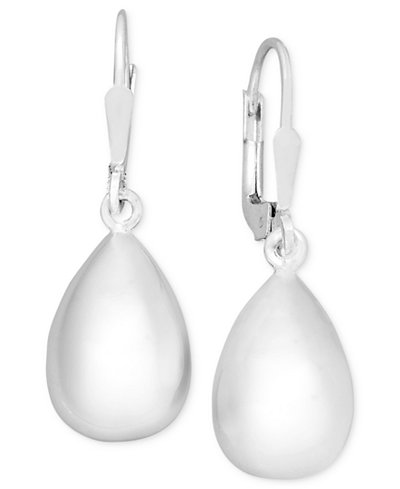Giani Bernini Sterling Silver Earrings, Teardrop - Earrings - Jewelry ...