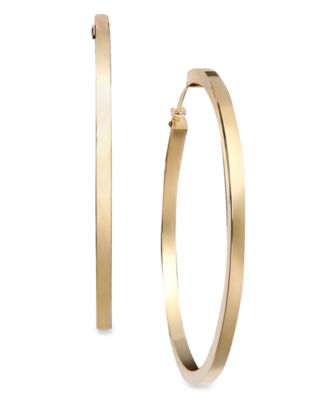 Macy's - Gold Earrings, 14k Hoop Earrings
