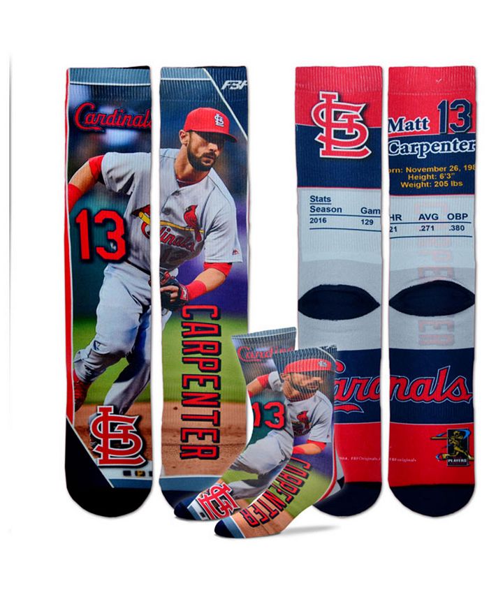For Bare Feet Matt Carpenter St. Louis Cardinals Trading Card Player Crew  Socks - Macy's