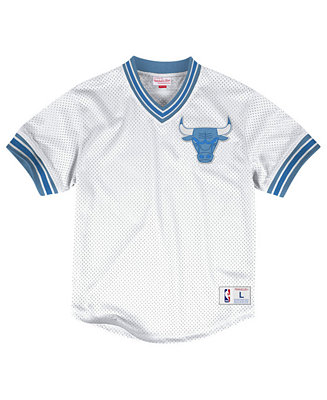 BULLS Mitchell & Ness NBA jersey mesh V neck maillot chicago bulls camo taille S 