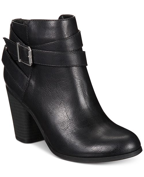 macys block heel boots