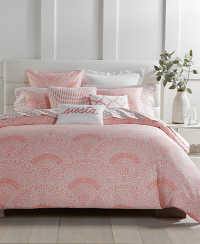 Charter Club Damask Designs Poppy Patchwork Medallion-Print Bedding Collection, Only at Macy's