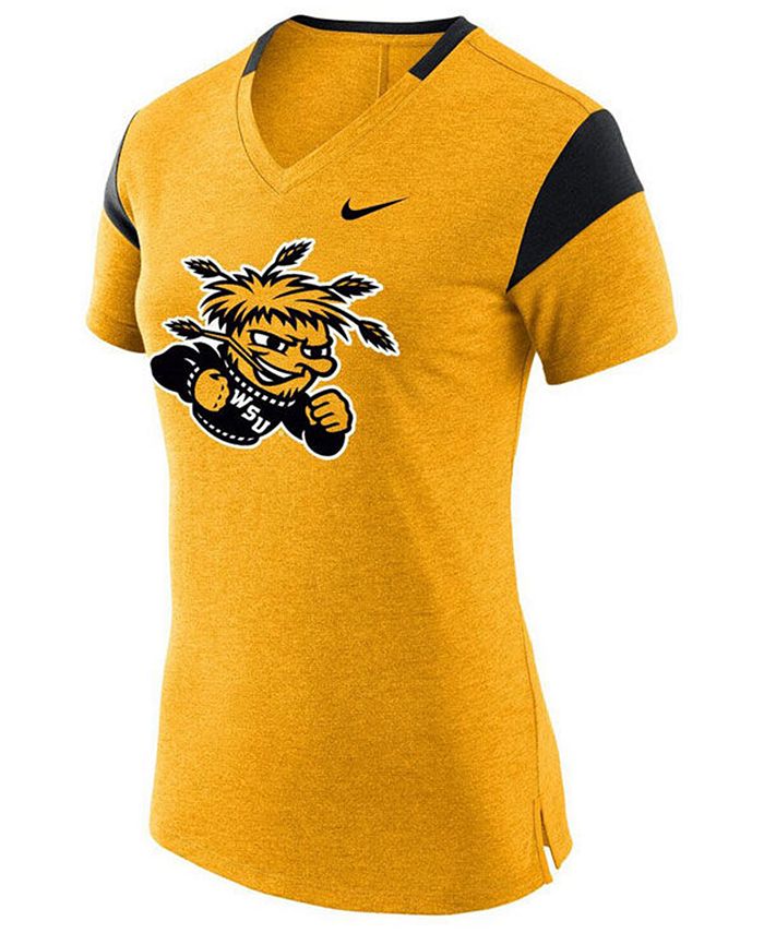 Nike Women's Wichita State Shockers Fan V Top T-Shirt - Macy's