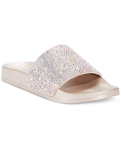 macys womens slide sandals