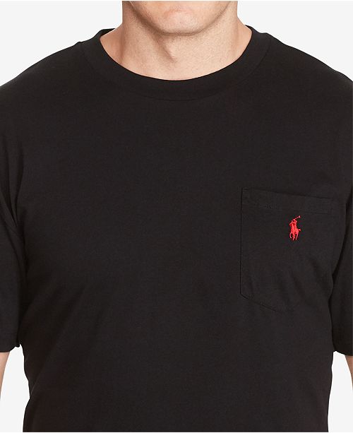 Polo Ralph Lauren Men's Big and Tall Pocket Cotton TShirt & Reviews