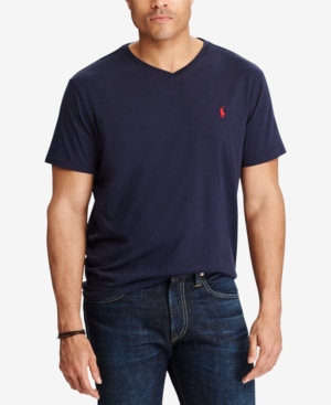 Polo Ralph Lauren Men's Big & Tall Classic Fit V-Neck T-Shirt