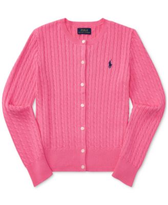 Polo Ralph Lauren - Cable-Knit Cotton Cardigan, Big Girls (7-16)