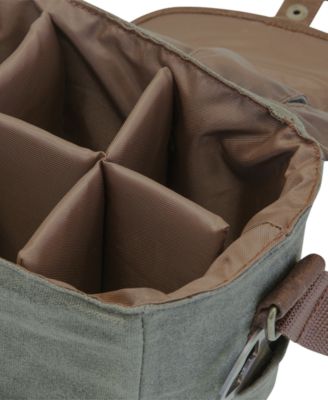 Legacy&reg; by Khaki Green & Brown Beer Caddy Cooler Tote with Opener