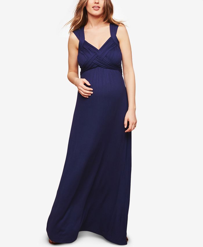 Motherhood Maternity Strappy Maxi Dress Macy's