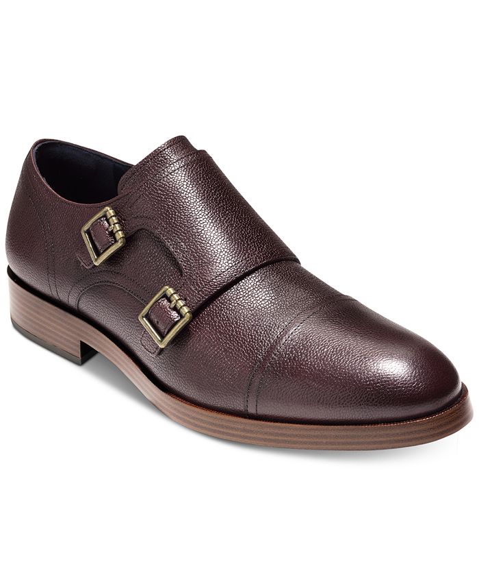 Cole Haan Men's Henry Grand Double-Monk Strap Oxfords Created for Macy's - Macy's